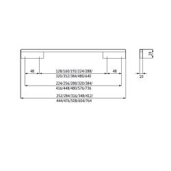 madlo Oslo 2110, nikl jemně broušený ZN21