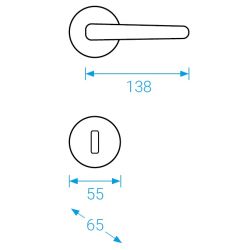 klika LOFT R - nerez