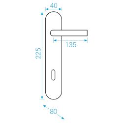 klika Sali - nerezové kování
