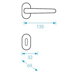 klika VISION R OVAL - nerez
