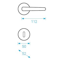 klika MONET R - bronzový elox