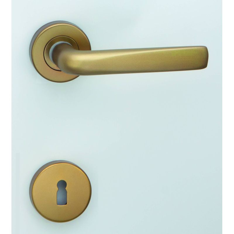 klika Flat R - bronzový elox