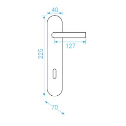 klika Giussy - bronzový elox