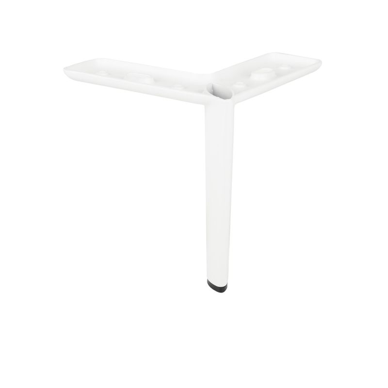 Nábytková nožička FS006, bílá matná