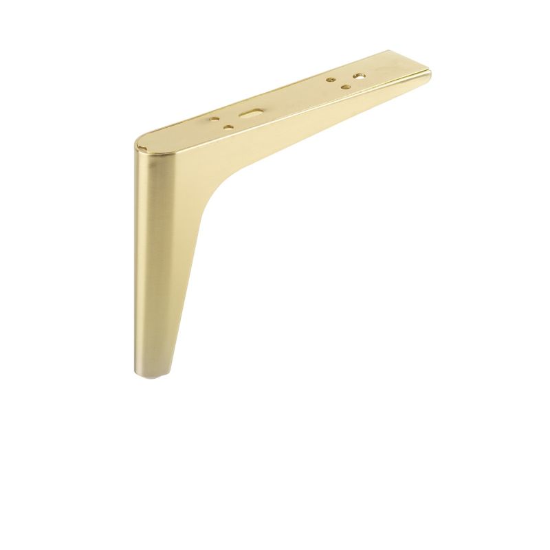 Nábytková nožička FS019, zlatá broušená