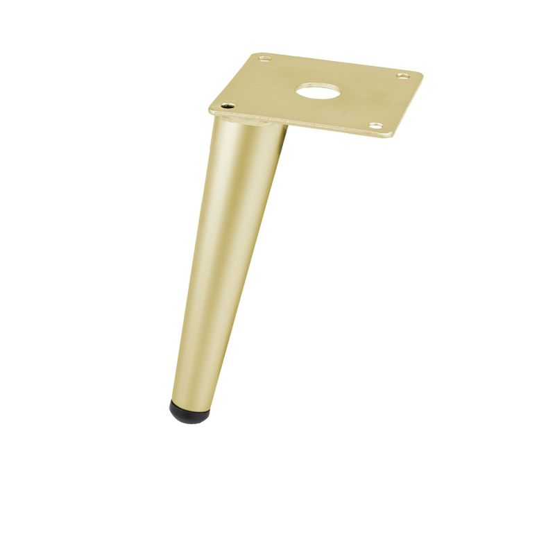 Nábytková nožička FS021, zlatá broušená