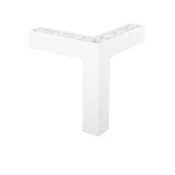 Nábytková nožička FP009, bílá matná