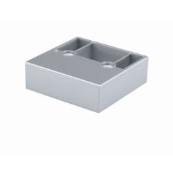 Nábytková nožička FP004, 60x60x20 mm, šedá RAL 9006