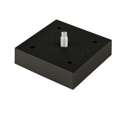 Nábytková nožička FP002, 75x75 mm, černá matná