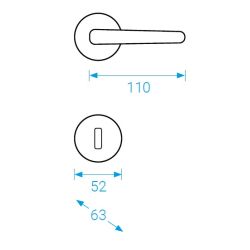 klika ALEXIS R - satin nikl