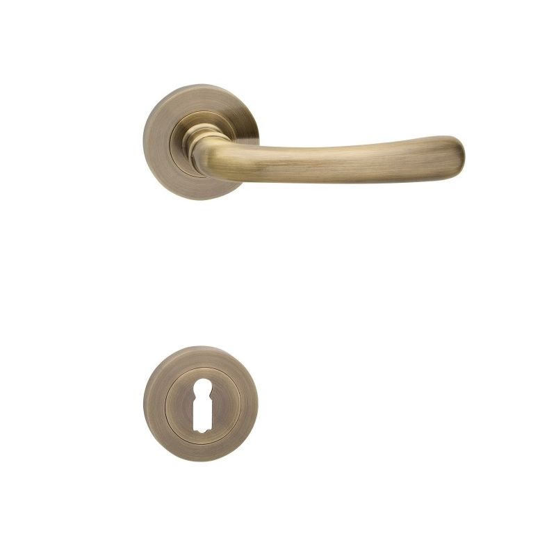 klika DEA R - mosaz, broušený bronz