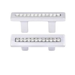 úchytka Esedra S s krystaly, lesklý chrom