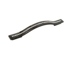 úchytka Esedra M s krystaly, černý lesklý nikl