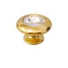 knopek Dioniso M s krystalem, pozlacený