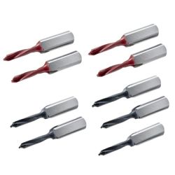 Sada vrtáků k výměnní vrtací hlavě, 9 vřeten