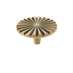 knopek Sole M, starozlatá