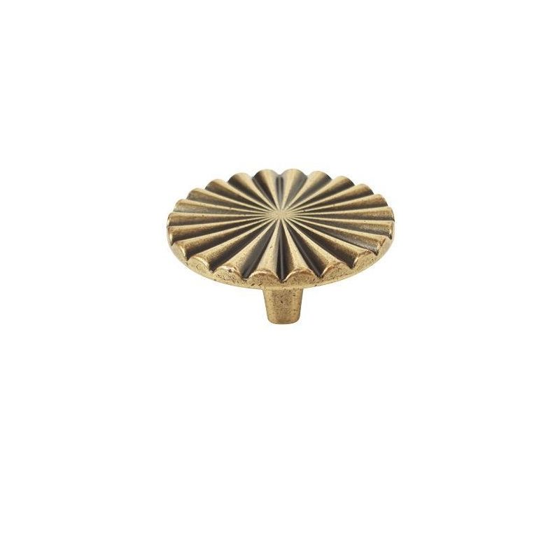 knopek Sole M, starozlatá