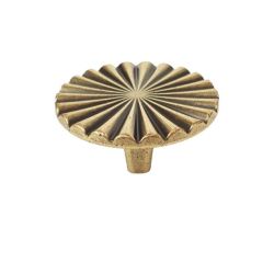 knopek Sole L, starozlatá