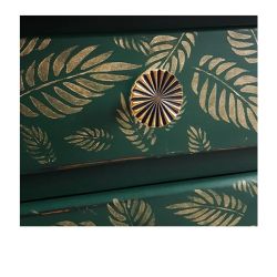 knopek Sole L, starozlatá