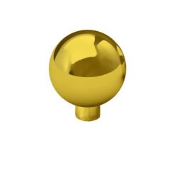 knopek Ball, průměr 33 mm, zlatá lesklá
