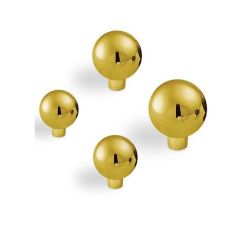 knopek Ball, průměr 33 mm, zlatá lesklá