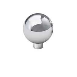 knopek Ball, průměr 28 mm, lesklý chrom