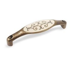 madlo Riccia, béžový/ staromosaz