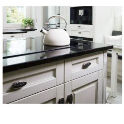 knopek Riccia ovál, starostříbro