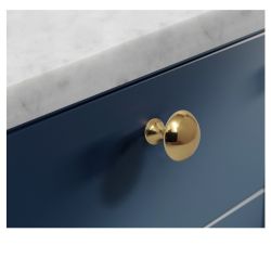 mosazný knopek Ciprea, lesklá mosaz