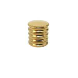 mosazný knopek Ondea, lesklá mosaz