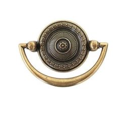 úchytka klepadlo Laurus S, starozlatá