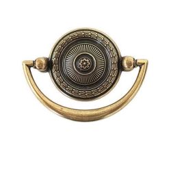 úchytka klepadlo Laurus M, starozlatá