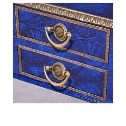 úchytka klepadlo Laurus M, starozlatá