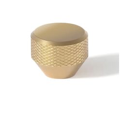 knopek Mesh M, zlatá broušená