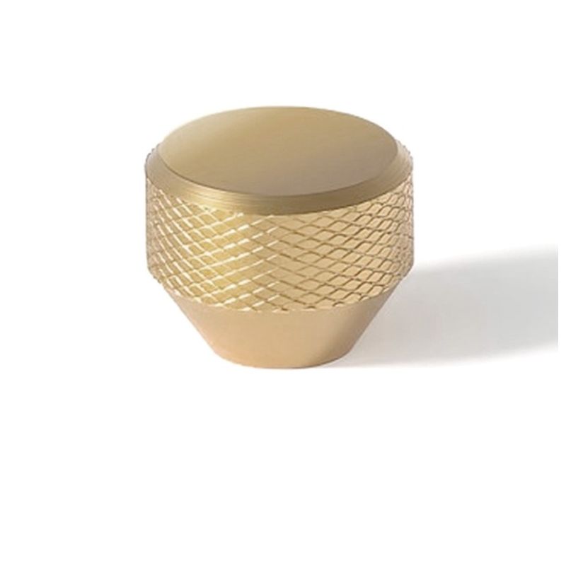 knopek Mesh M, zlatá broušená