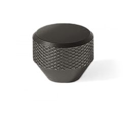 knopek Mesh M, černá matná