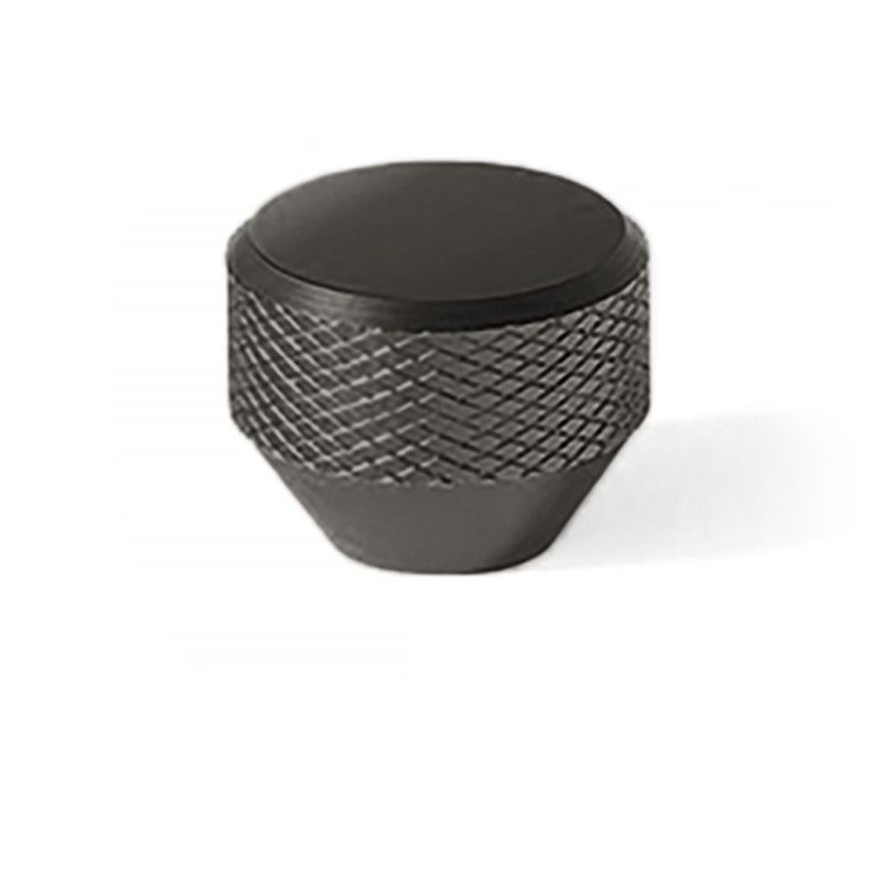 knopek Mesh M, černá matná