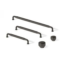 knopek Mesh M, černá matná