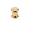 knopek Scacco, průměr 20 mm, zlatá lesklá