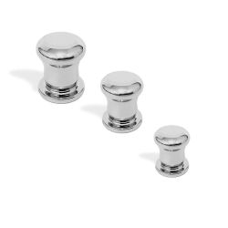 knopek Scacco, průměr 20 mm, lesklý chrom