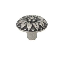 knopek Aster, průměr 30 mm, starostříbro