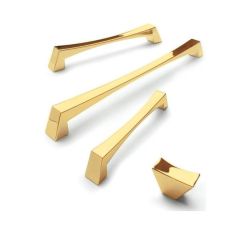 úchytka Caleido, zlatá lesklá