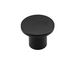 knopek Disc, průměr 28 mm, černá matná