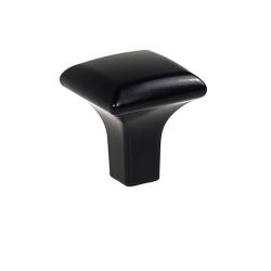 knopek Solo, černá matná