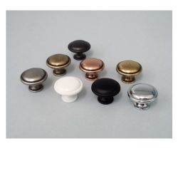 knopka Gino, průměr 25 mm, černá matná