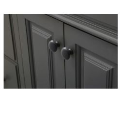 knopka Gino, průměr 30 mm, černá matná