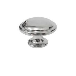 knopka Gino, průměr 30 mm, lesklý chrom