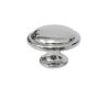 knopka Gino, průměr 30 mm, lesklý chrom