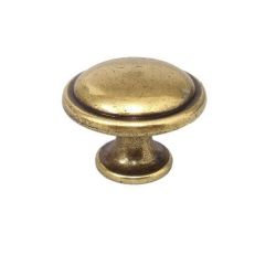 knopka Gino, průměr 30 mm, starozlatá