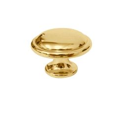 knopka Gino, průměr 30 mm, zlatá lesklá
